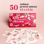 Kids Temporary Tattoos - Love & Hearts Style