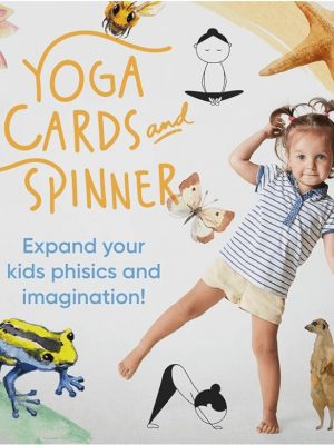 Yoga Cards for Kids with Spinner Set