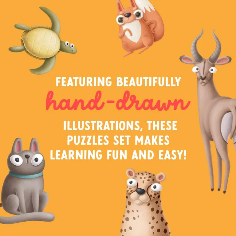puzzle duo animals for kids with colorful animal pairs for ages 2 and up