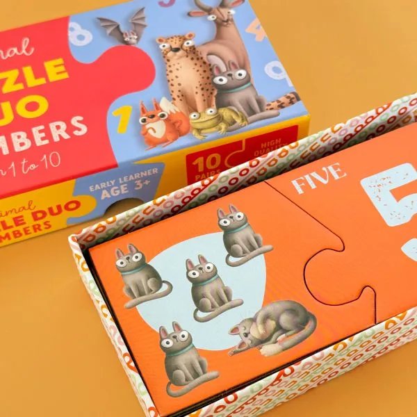 Puzzle Duo Animals for Kids | Matching Game for Ages 2+
