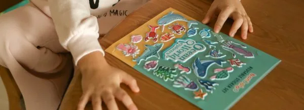 Ocean Sticker Set for Kids | 23 Reusable Sea Stickers